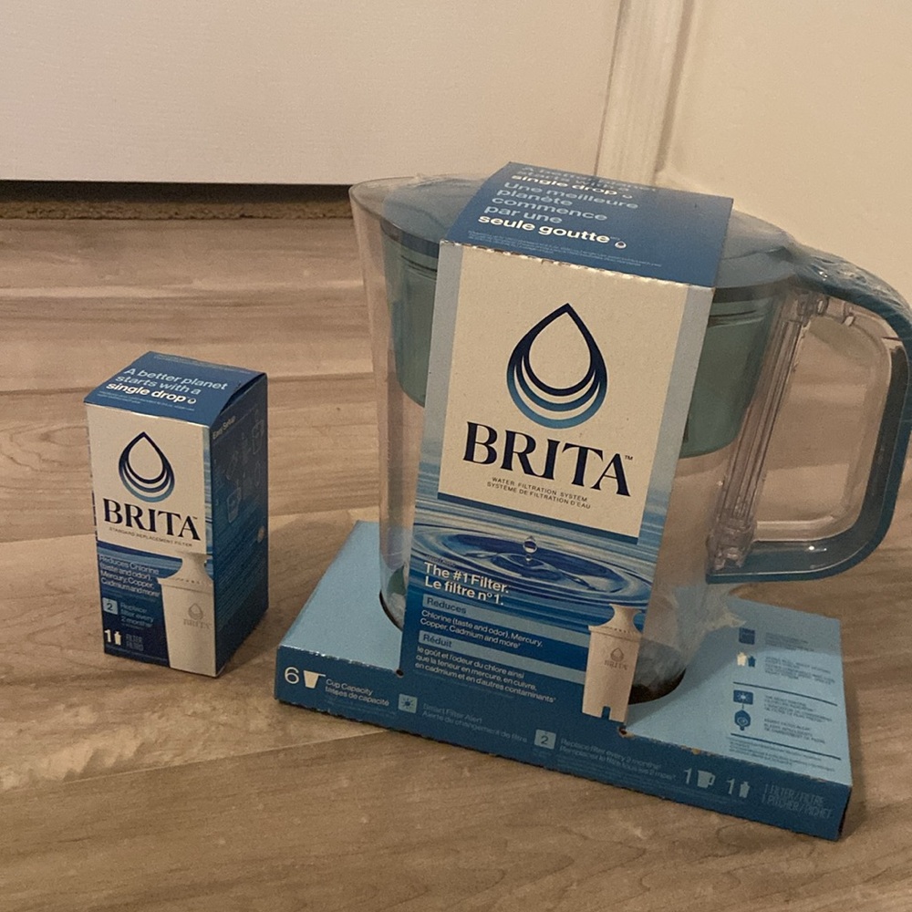 Brand new Brita 6 cup capacity water filter